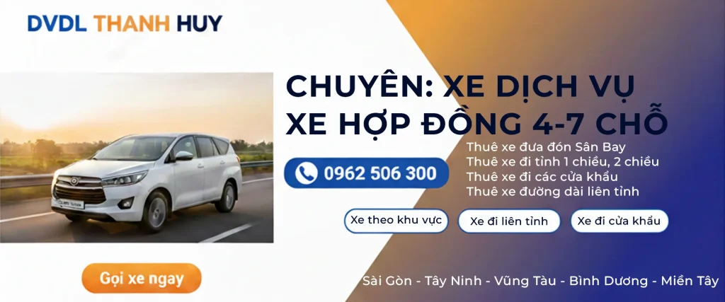 Xe dịch vụ giá rẻ Sài Gòn – đa dạng dòng xe, phục vụ 24/7