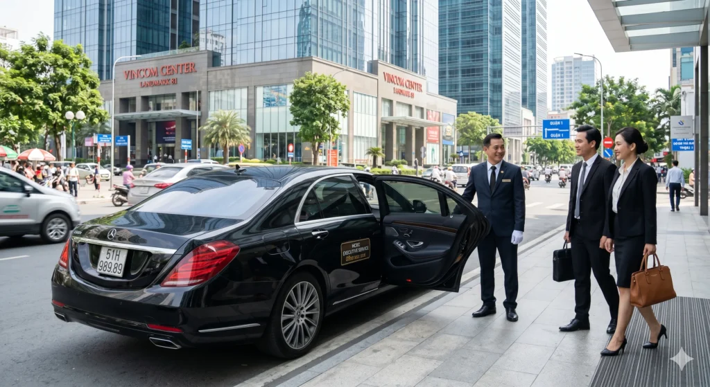 Xe dịch dụ đưa đón khách tận nơi